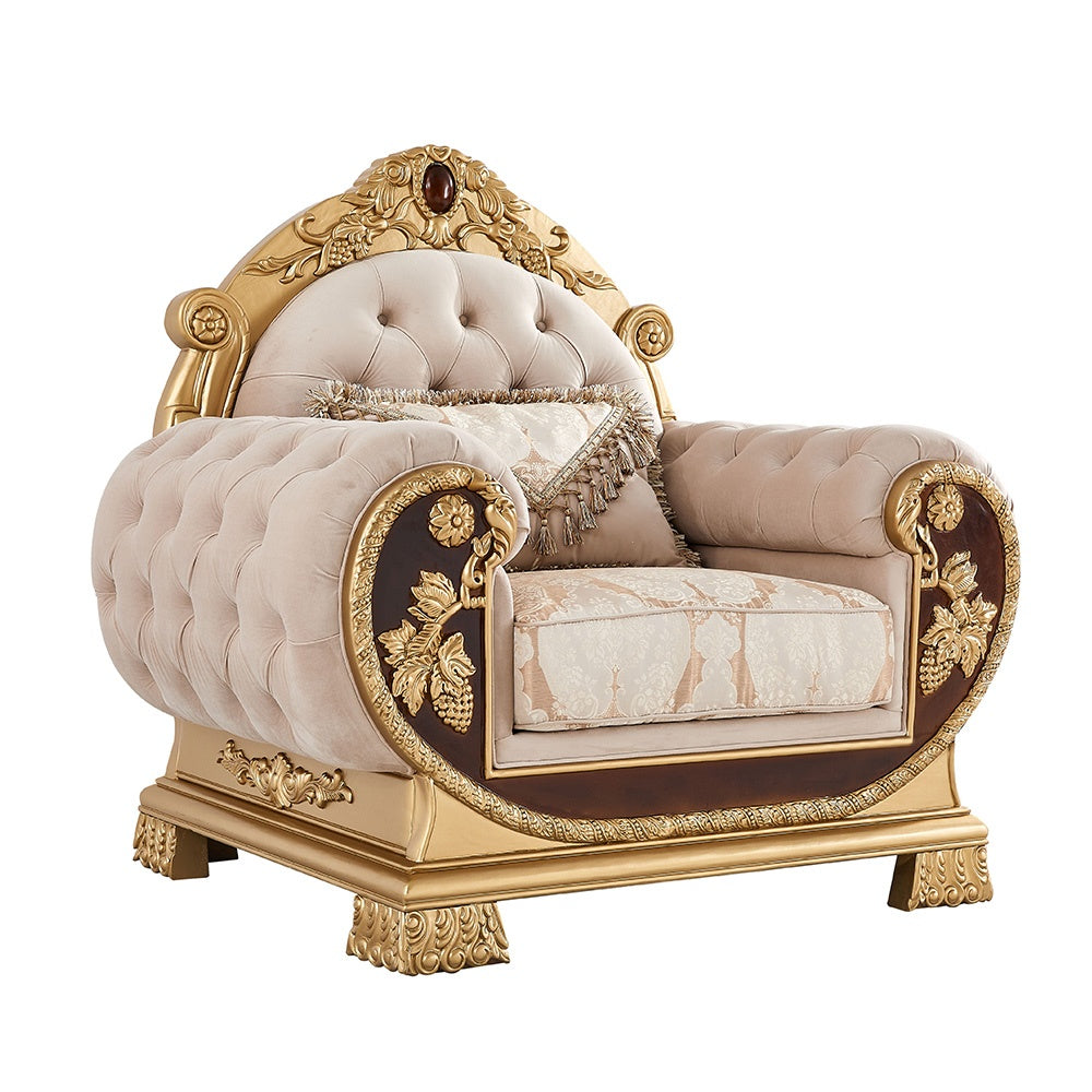 Maison de Paris Beige 3-Pc Living Room Set / HD-9016 - Ornate Home