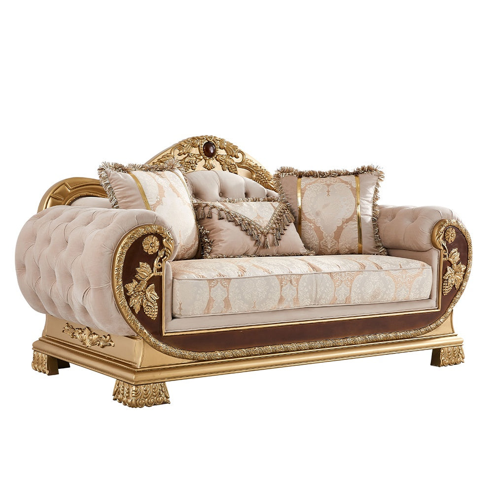 Maison de Paris Beige 3-Pc Living Room Set / HD-9016 - Ornate Home