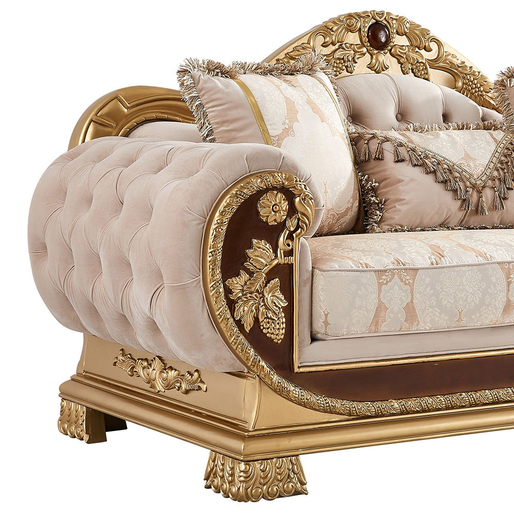 Maison de Paris Beige Loveseat / HD-9016 - Ornate Home