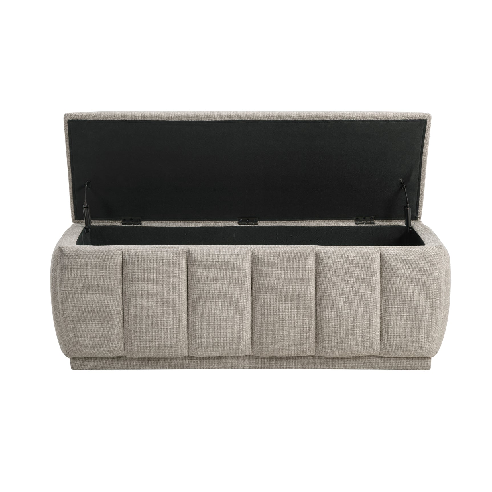 Maize Taupe Storage Bench - Ornate Home