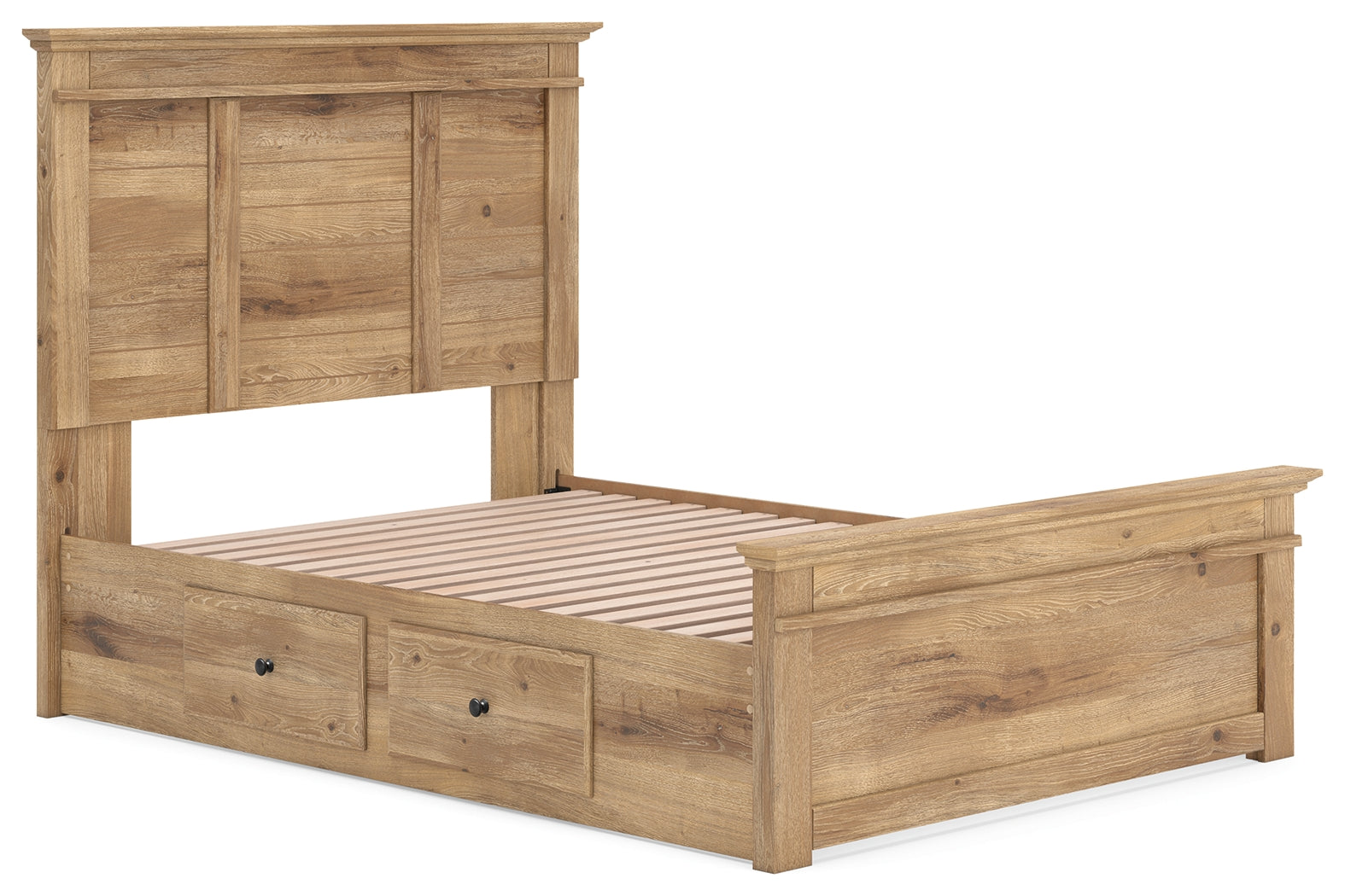 Makidern Tan Full Panel Storage Bed - Ornate Home