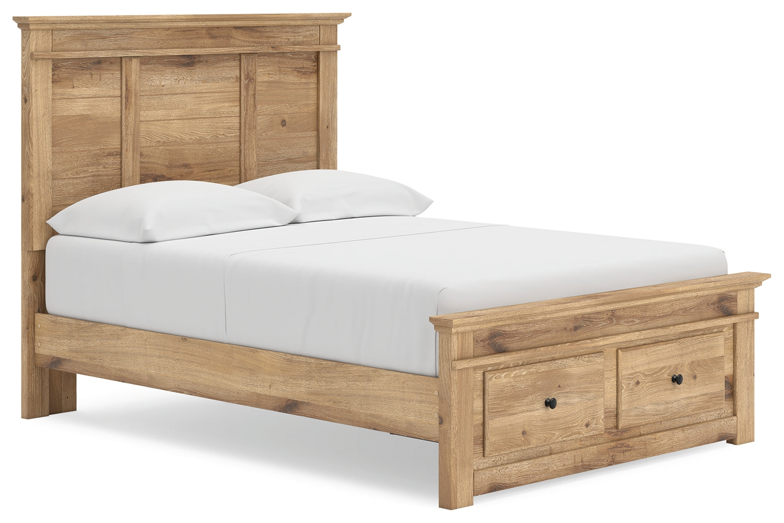 Makidern Tan Full Panel Storage Bed - Ornate Home