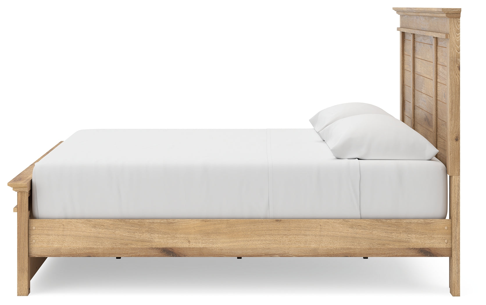 Makidern Tan King Panel Storage Bed - Ornate Home