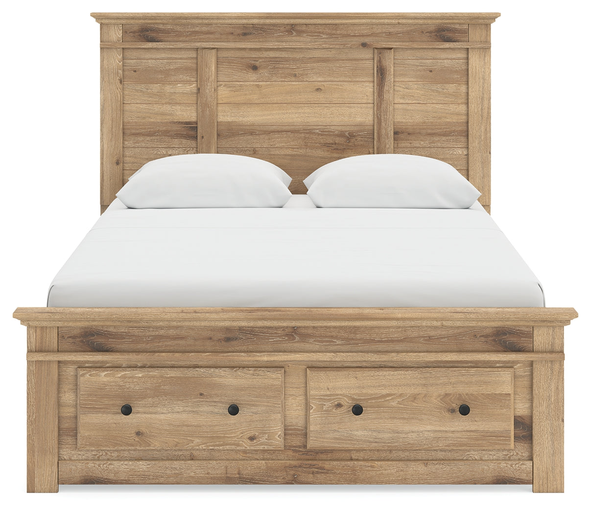 Makidern Tan Queen Panel Storage Bed (Online Special Price) - Ornate Home
