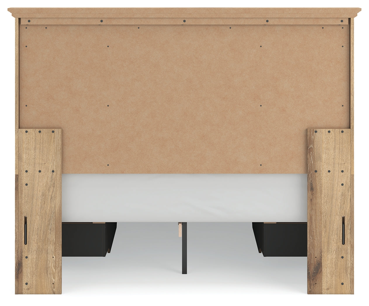 Makidern Tan Queen Panel Storage Bed - Ornate Home