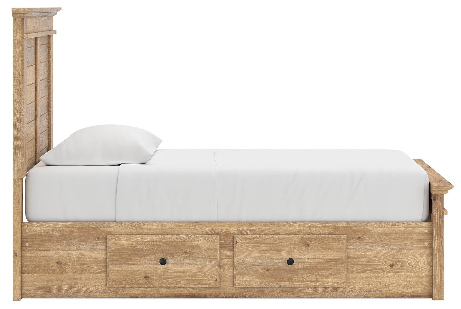 Makidern Tan Twin Panel Storage Bed - Ornate Home
