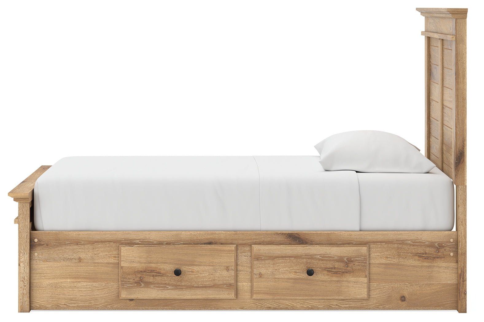 Makidern Tan Twin Panel Storage Bed - Ornate Home