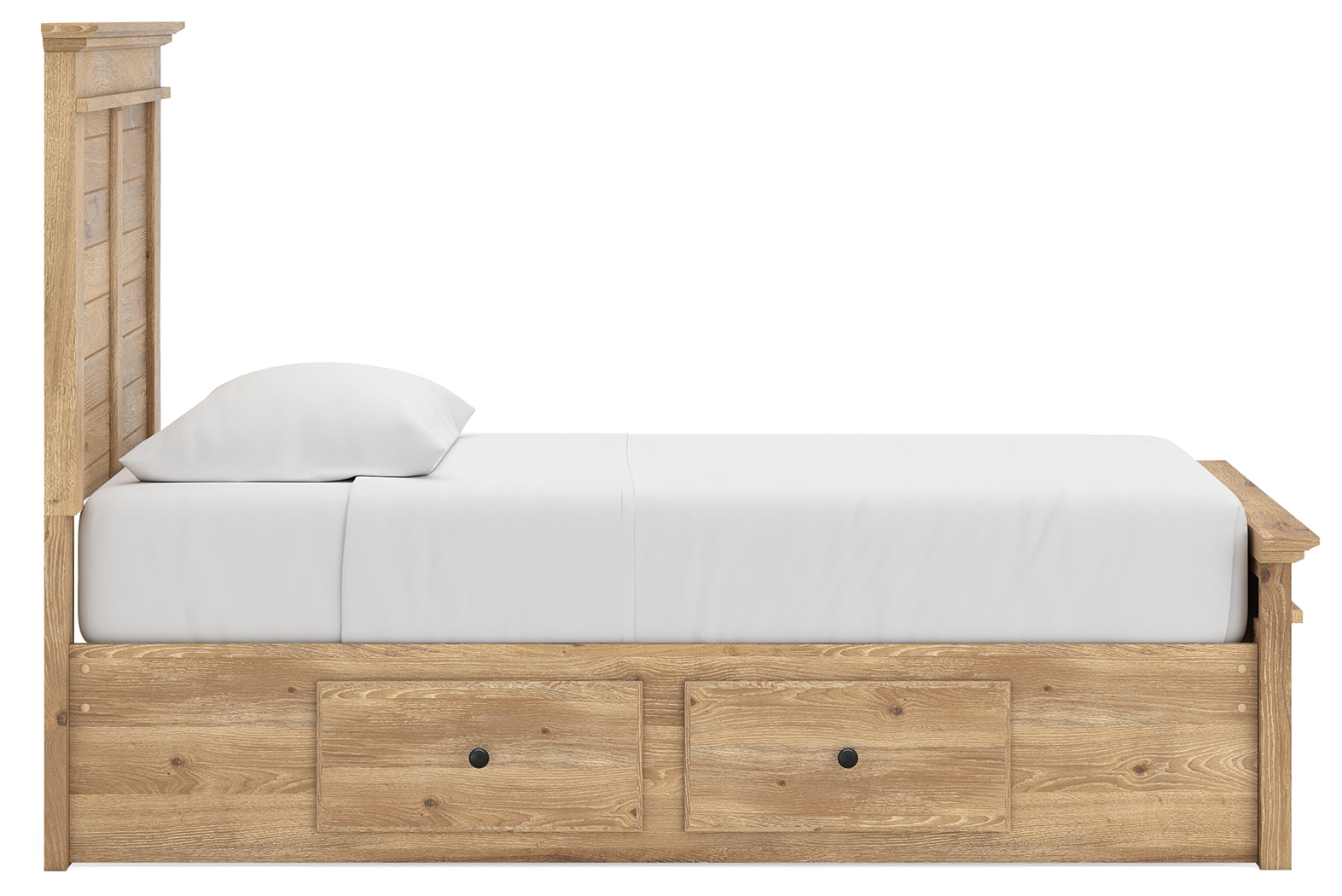 Makidern Tan Twin Panel Storage Bed - Ornate Home