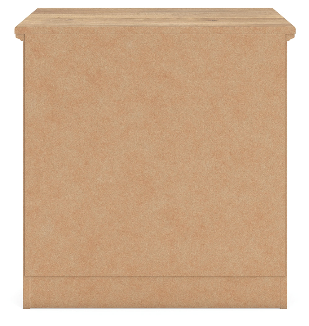 Makidern Tan Two Drawer Nightstand (Online Special Price) - Ornate Home