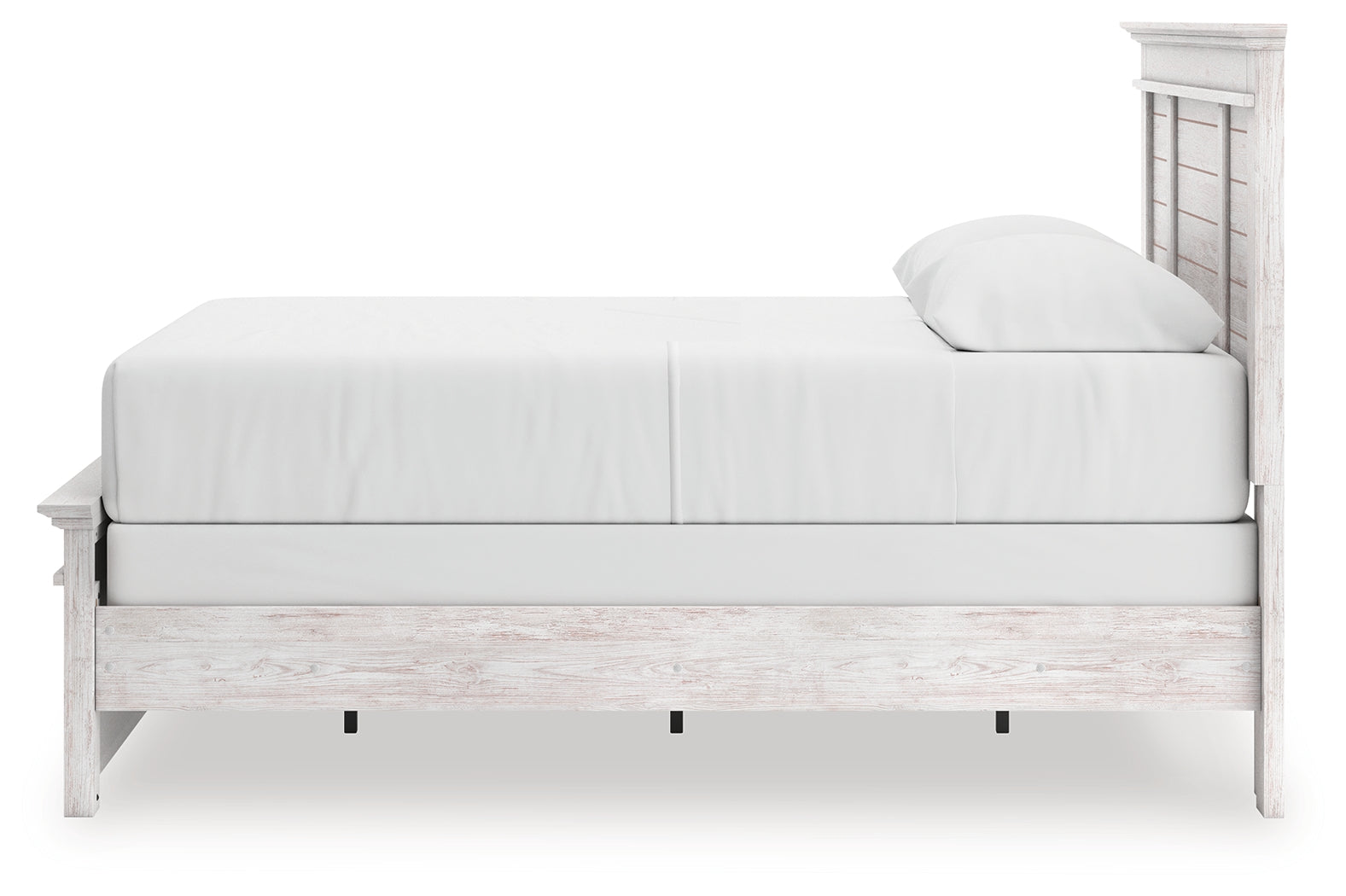 Makidern Whitewash Queen Panel Bed, Dresser and Mirror (Online Special Price) - Ornate Home