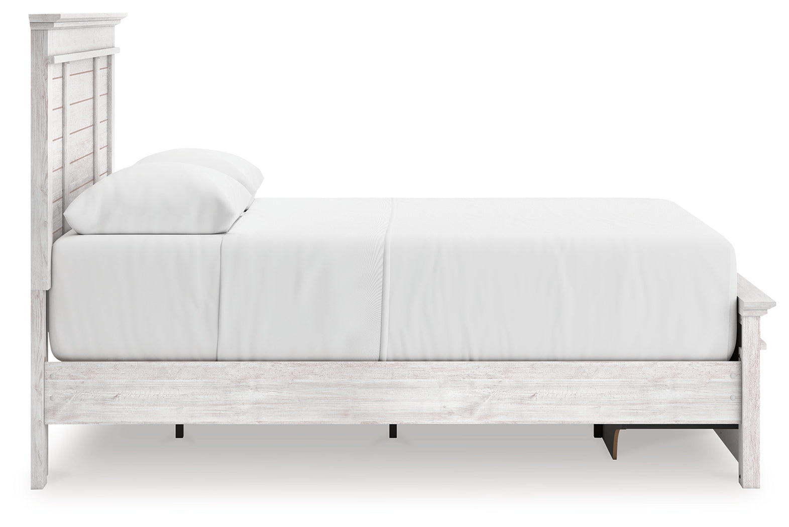 Makidern Whitewash Queen Panel Footboard Storage Bed - Ornate Home