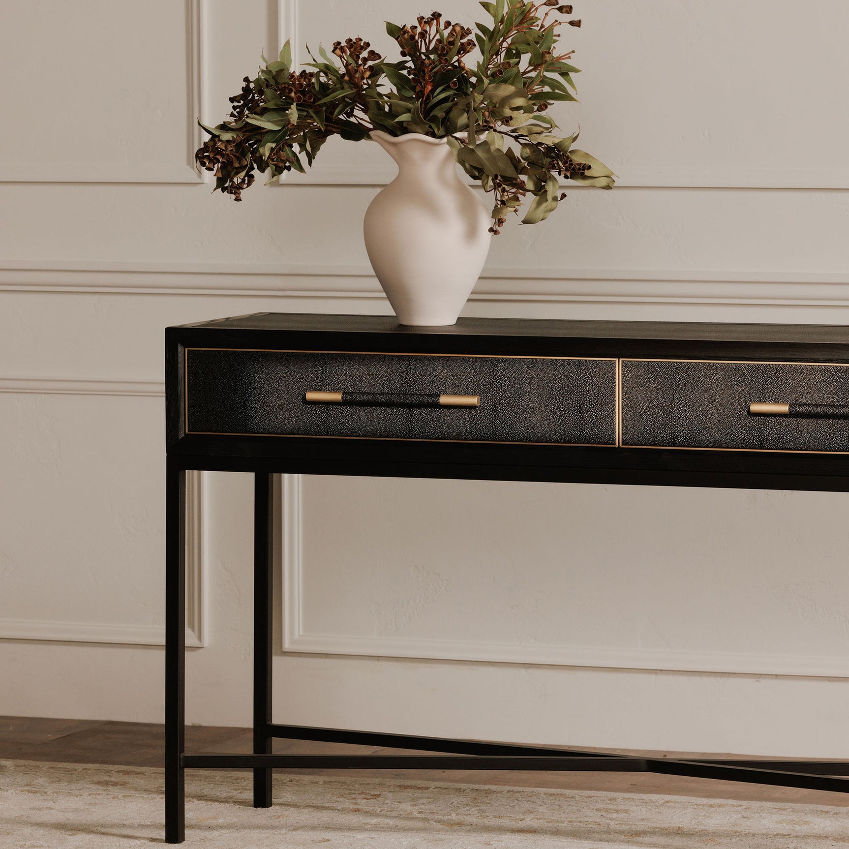 Mako Black Console Table - Ornate Home