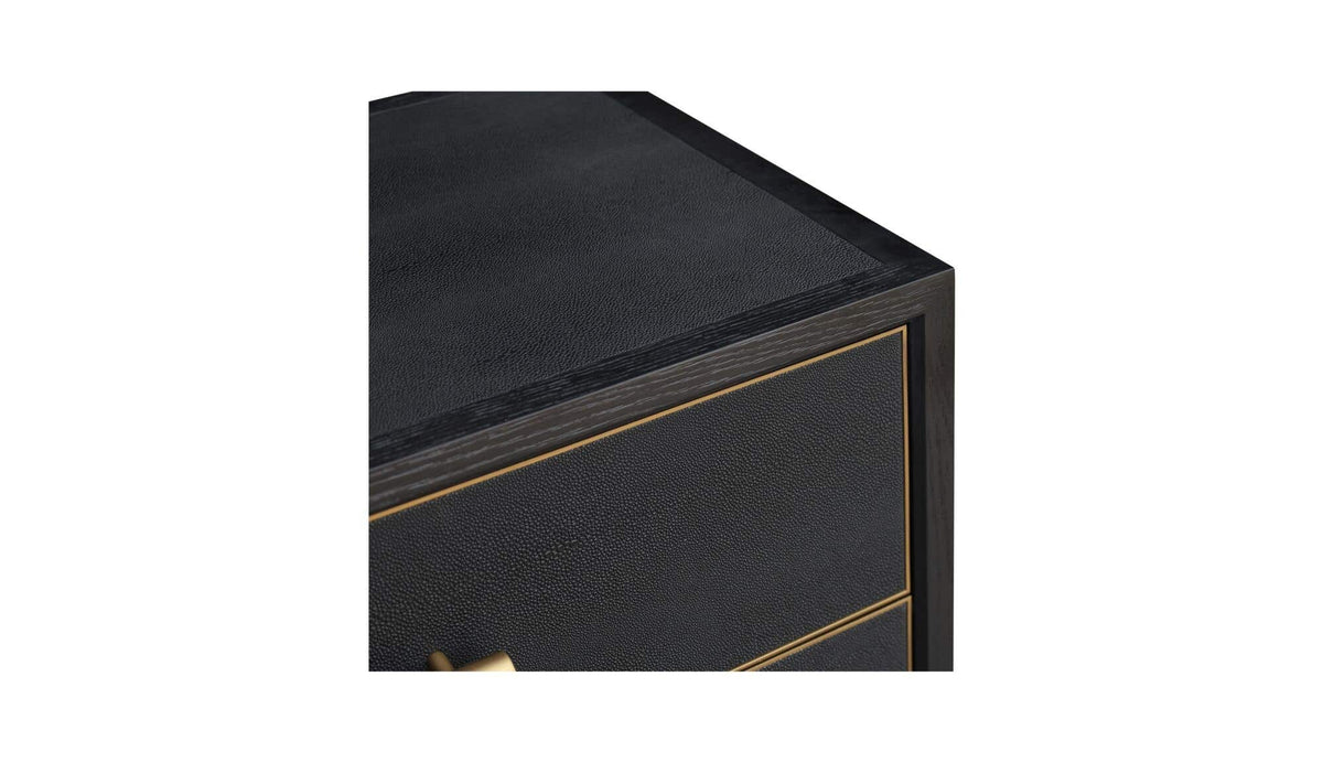 Mako Black Nightstand - Ornate Home