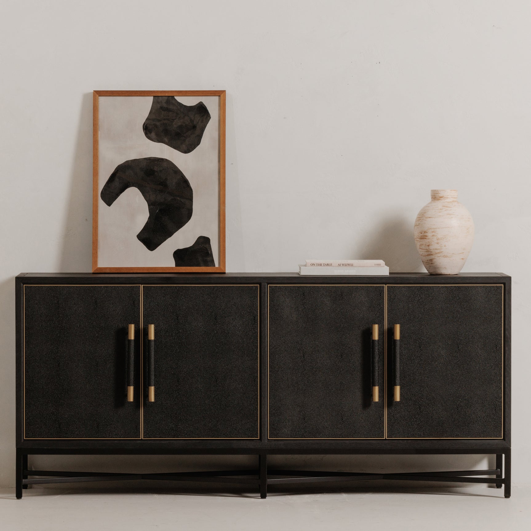 Mako Black Sideboard - Ornate Home