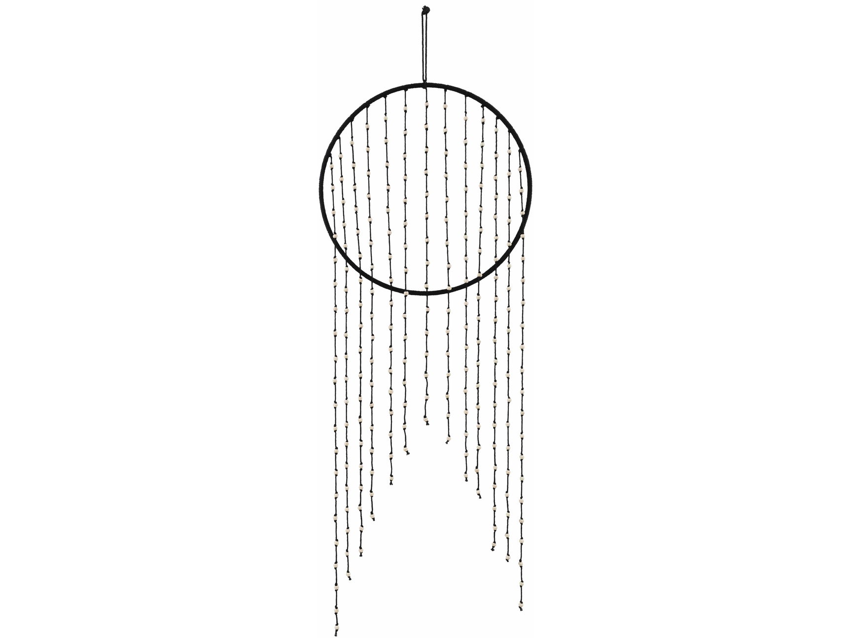 Malacampa Black Beaded Wall Hanging - Ornate Home