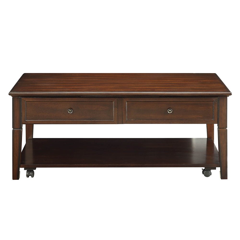Malachi Walnut Coffee Table - Ornate Home