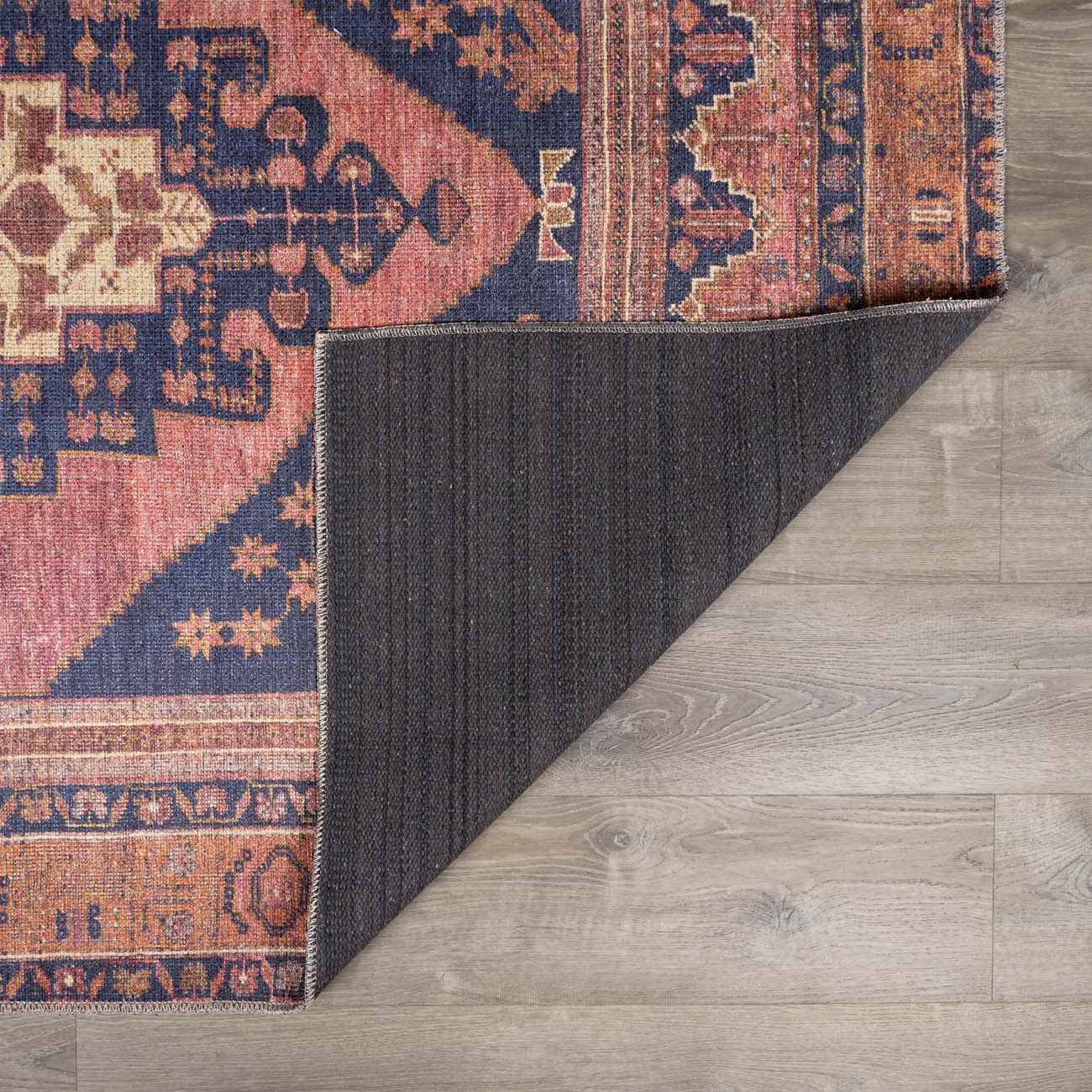 Malamote Vintage Flat Pile Washable Rug - Ornate Home