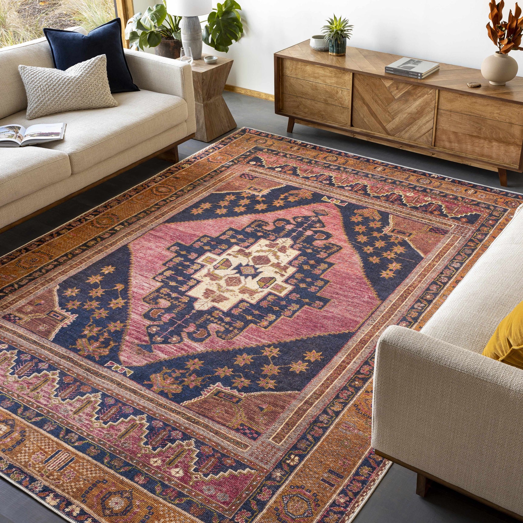 Malamote Washable Area Rug - Ornate Home