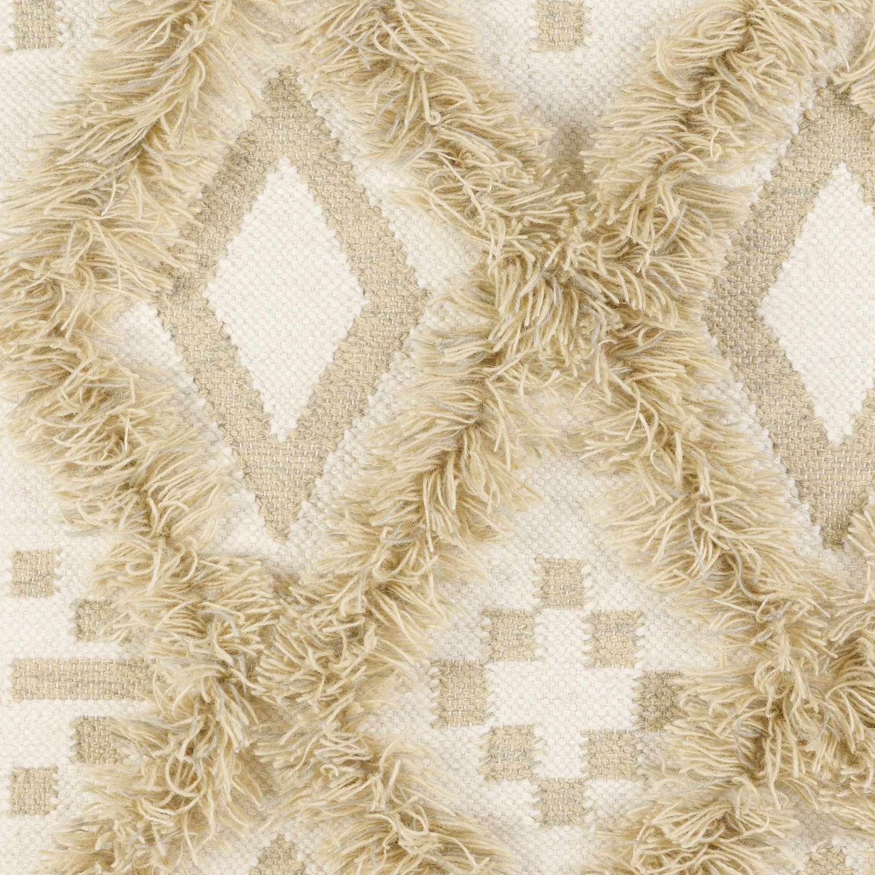 Malay Cream Diamond Fringe Wall Hanging - Ornate Home