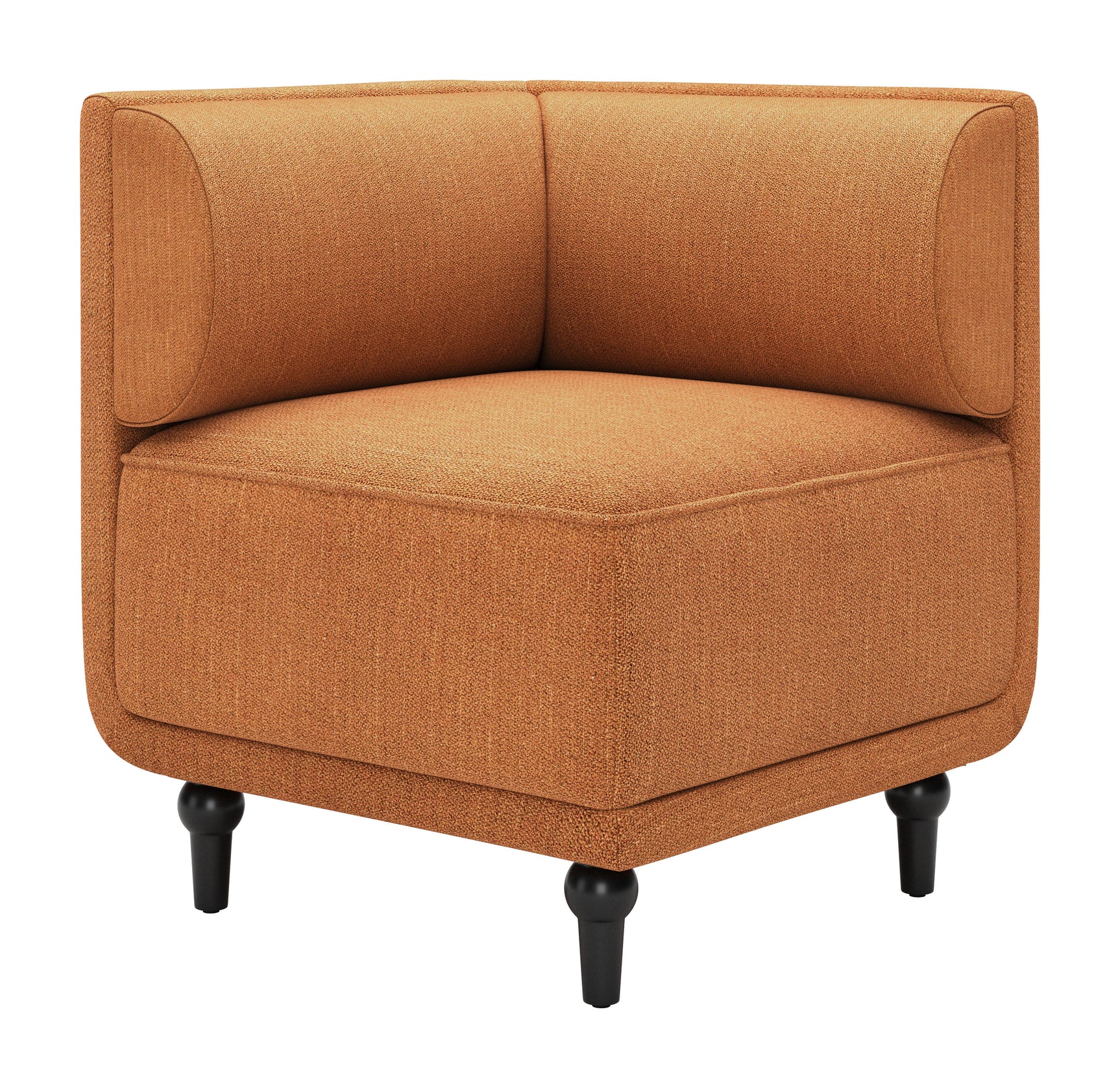 Malben Brown Corner Chair
