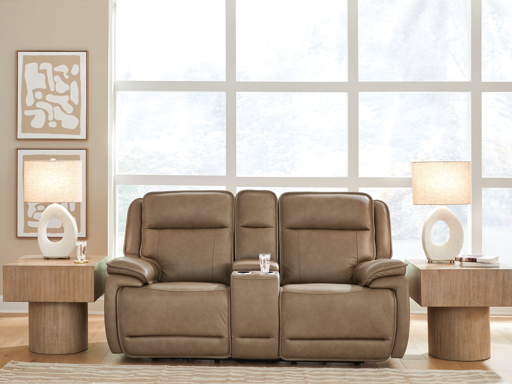 Malcesine Sahara PWR REC Loveseat/CON/ADJ HDRST (Online Special Price) - Ornate Home