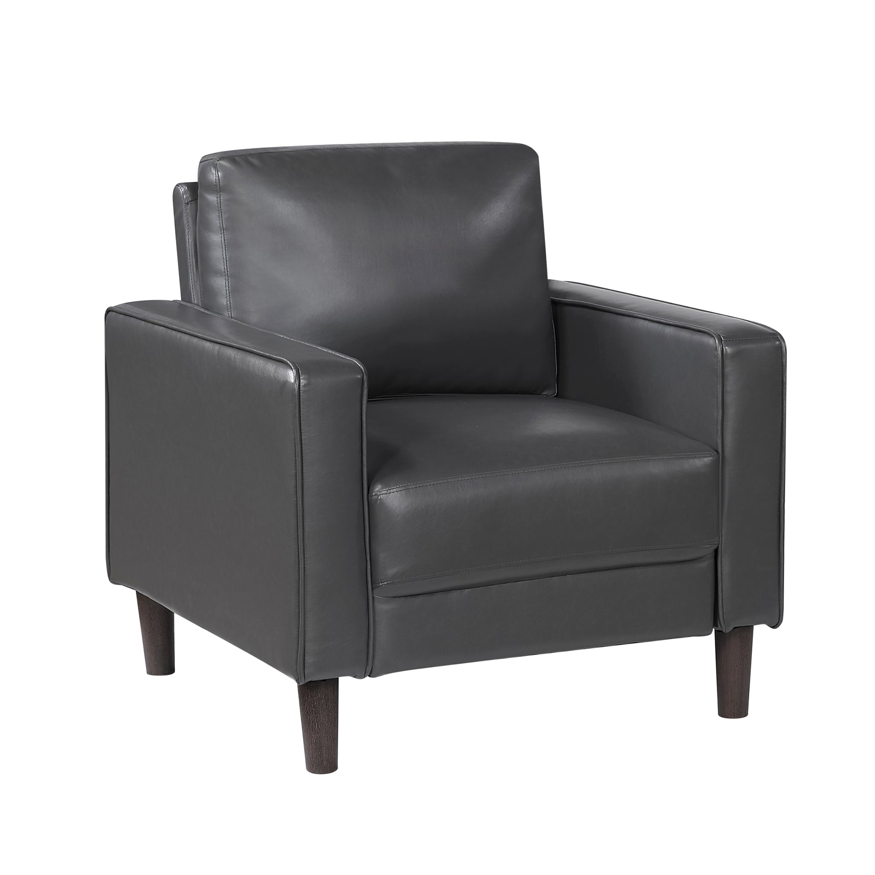 Malcolm Dark Gray Chair - Ornate Home