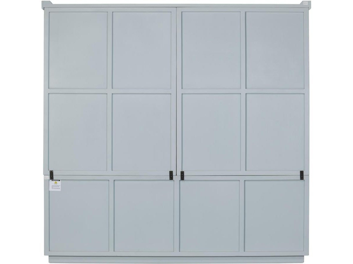 Maldives Blue Four Door Bookcase - Ornate Home