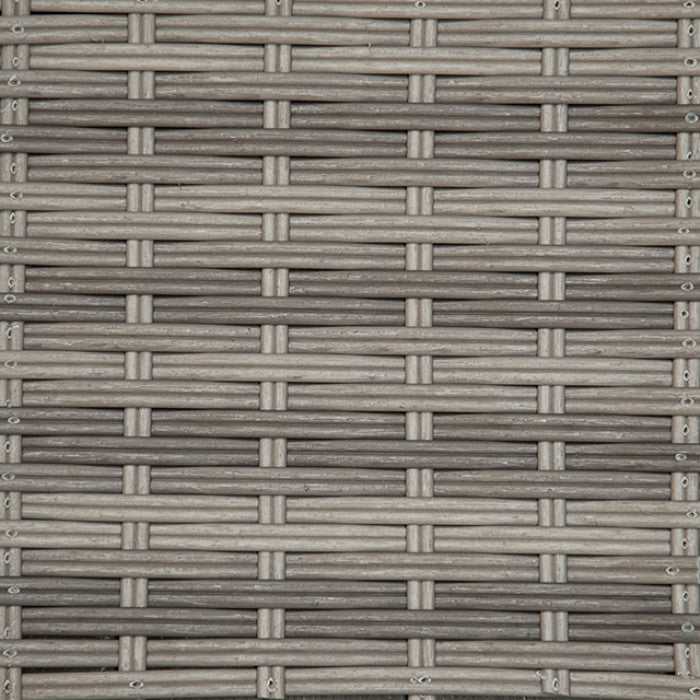 Malia Gray Sectional Set w/ Table & Bench(2 x Ottomans) - Ornate Home