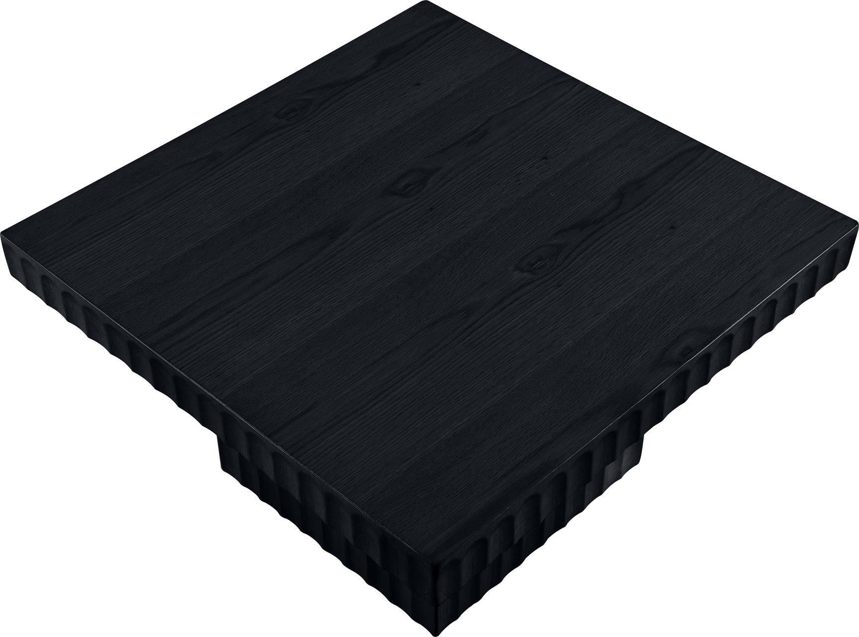 Malibu Black Wood And Oak Veneer Coffee Table - Ornate Home