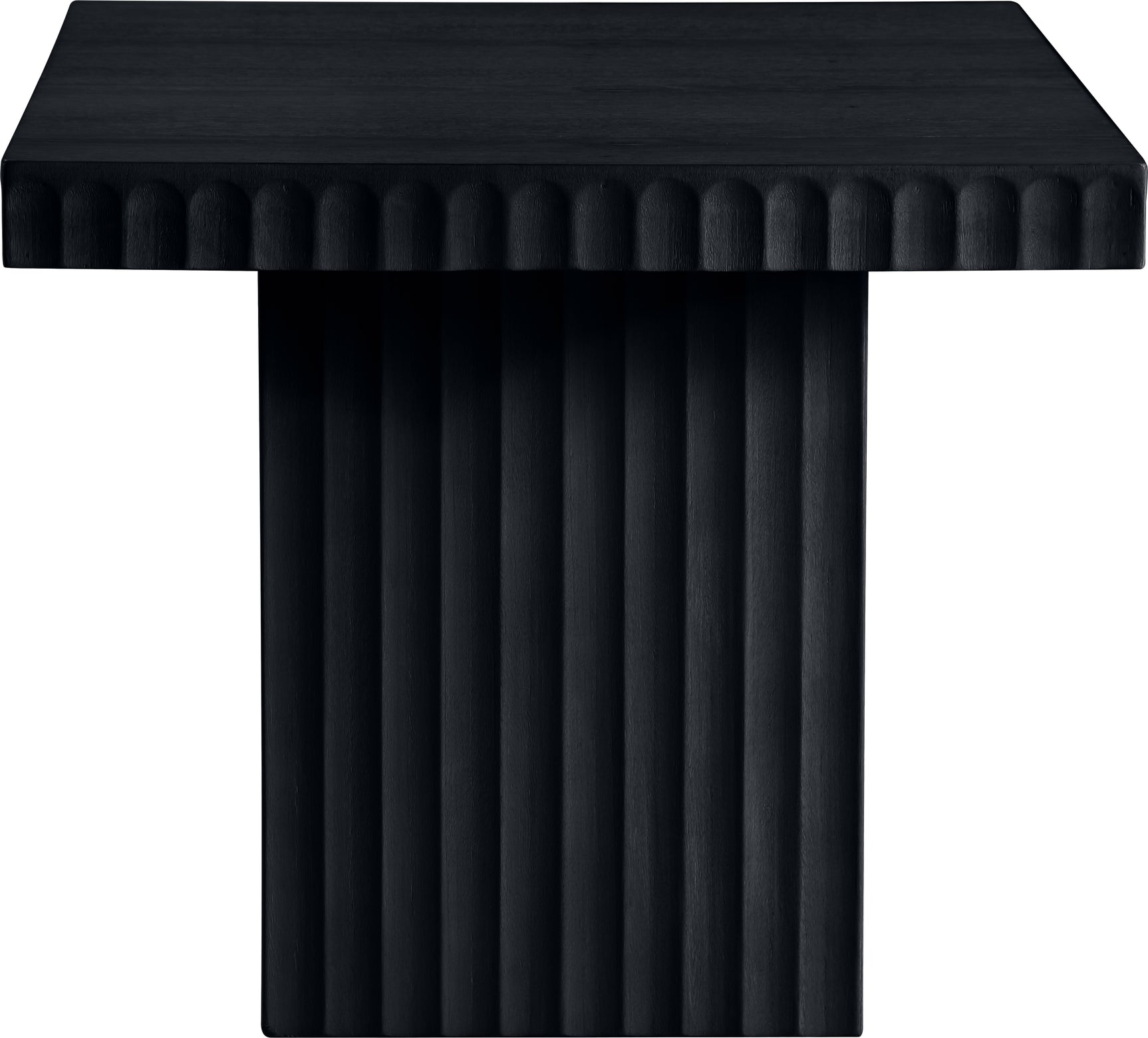 Malibu Black Wood And Oak Veneer Coffee Table - Ornate Home