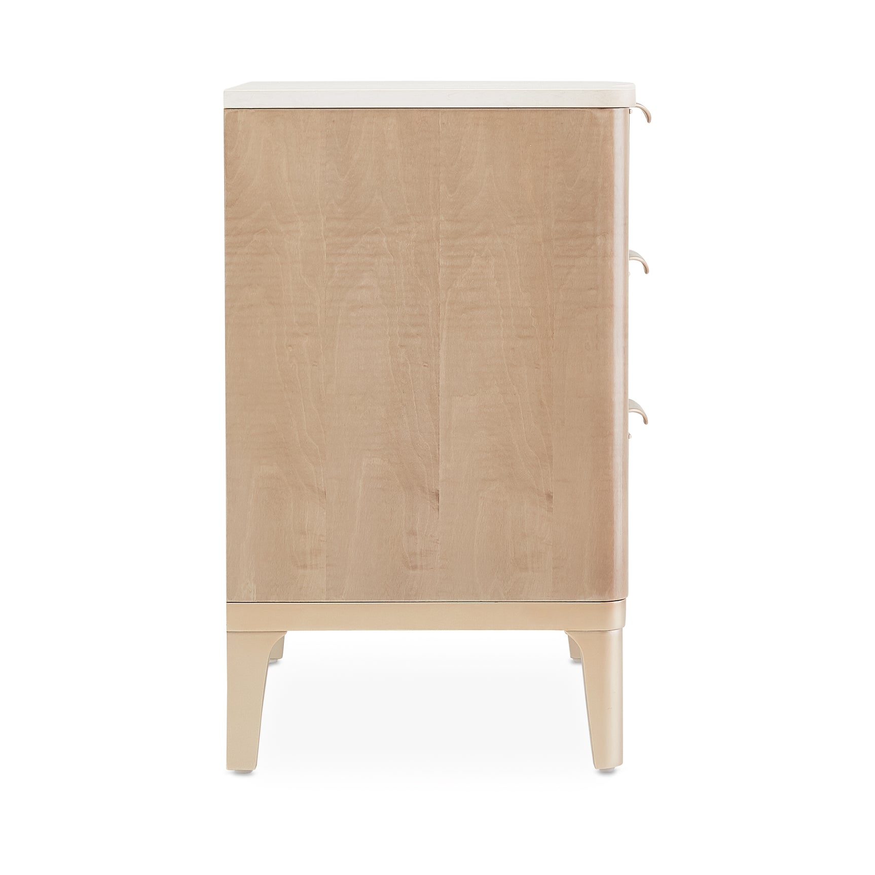Malibu Crest Blush 3-Drawer Nightstand - Ornate Home