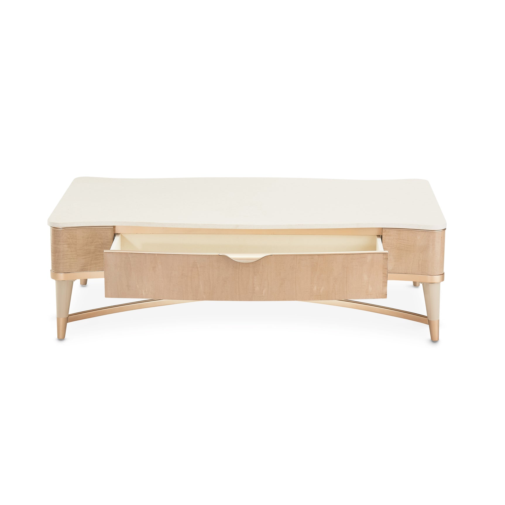 Malibu Crest Blush Rectangular Cocktail Table - Ornate Home