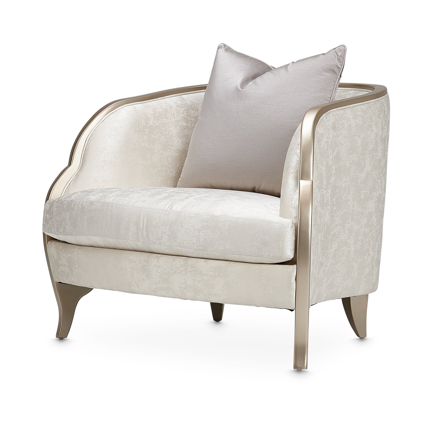 Malibu Crest Chardonnay/Cloud White Chair - Ornate Home