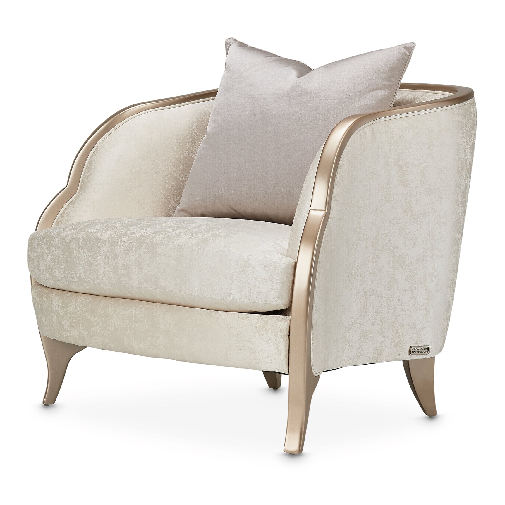 Malibu Crest Chardonnay/Cloud White Chair - Ornate Home