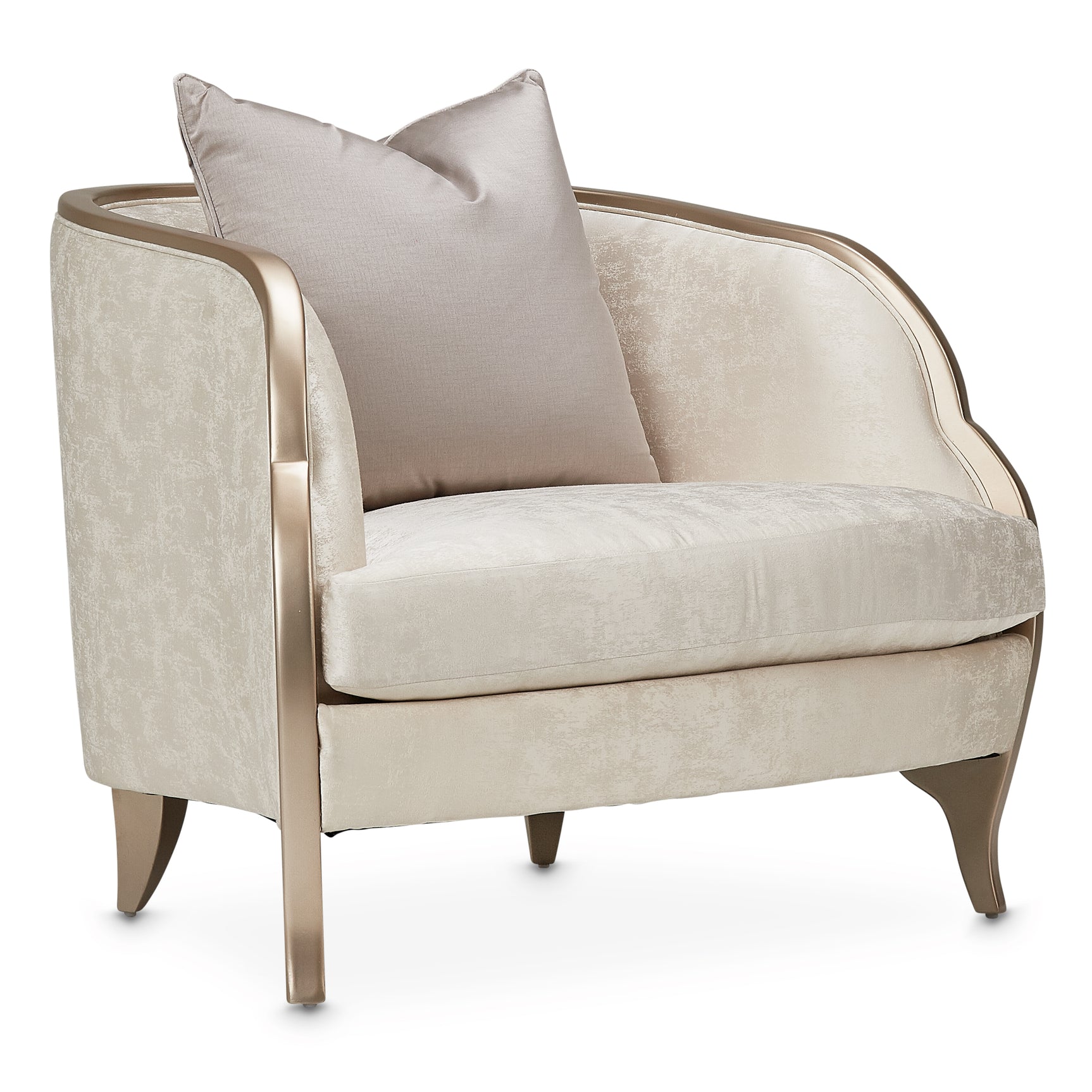 Malibu Crest Chardonnay/Cloud White Chair - Ornate Home