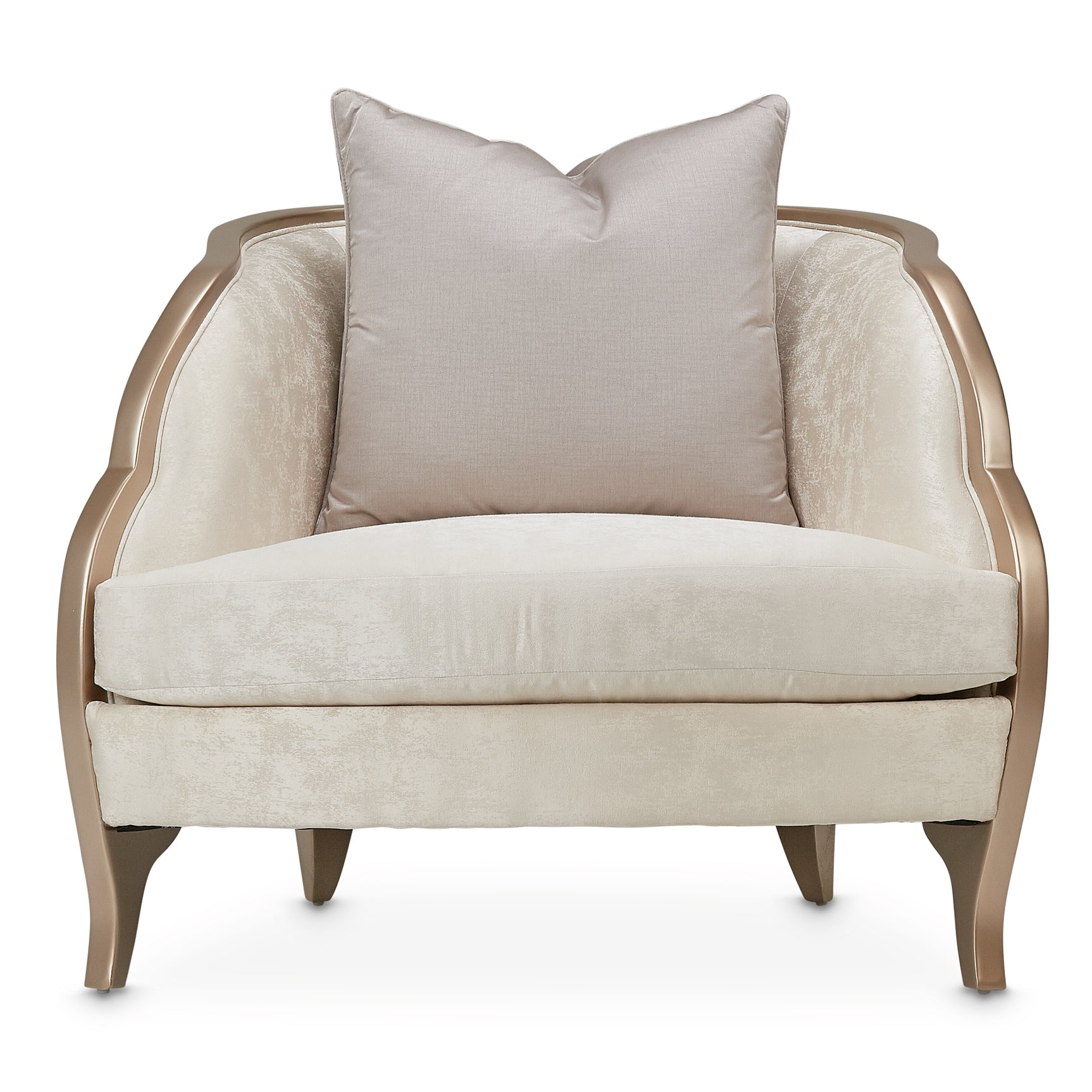 Malibu Crest Chardonnay/Cloud White Chair - Ornate Home