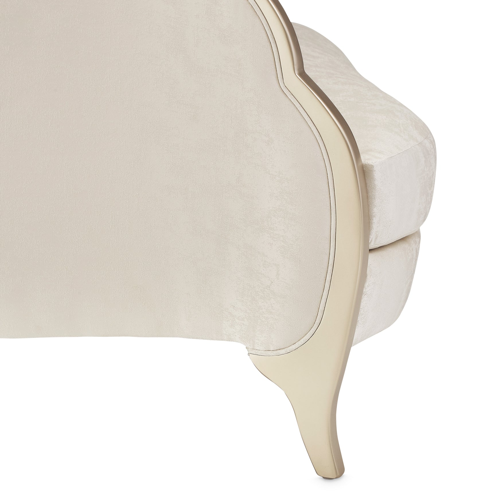 Malibu Crest Chardonnay/Cloud White Loveseat - Ornate Home