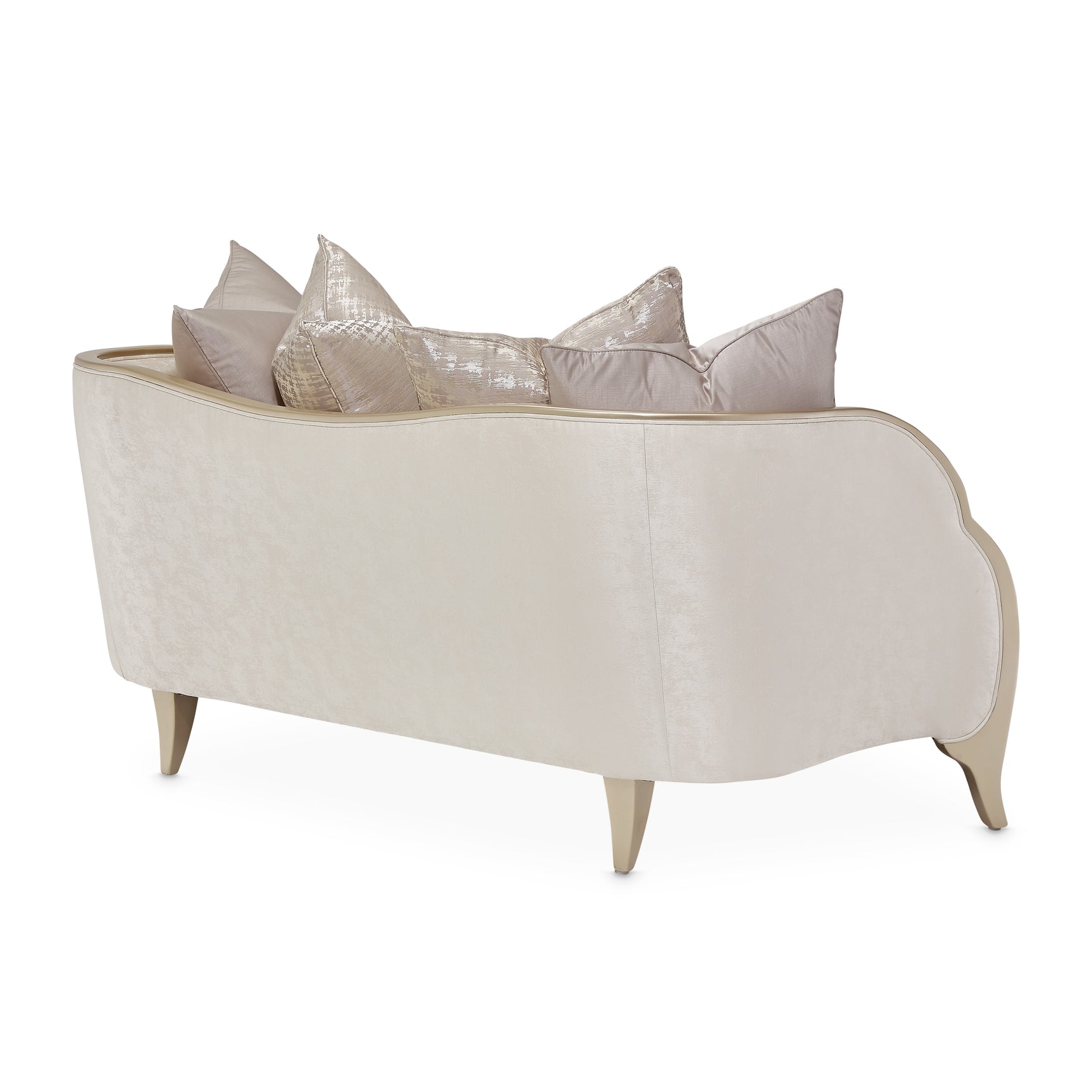Malibu Crest Chardonnay/Cloud White Loveseat - Ornate Home