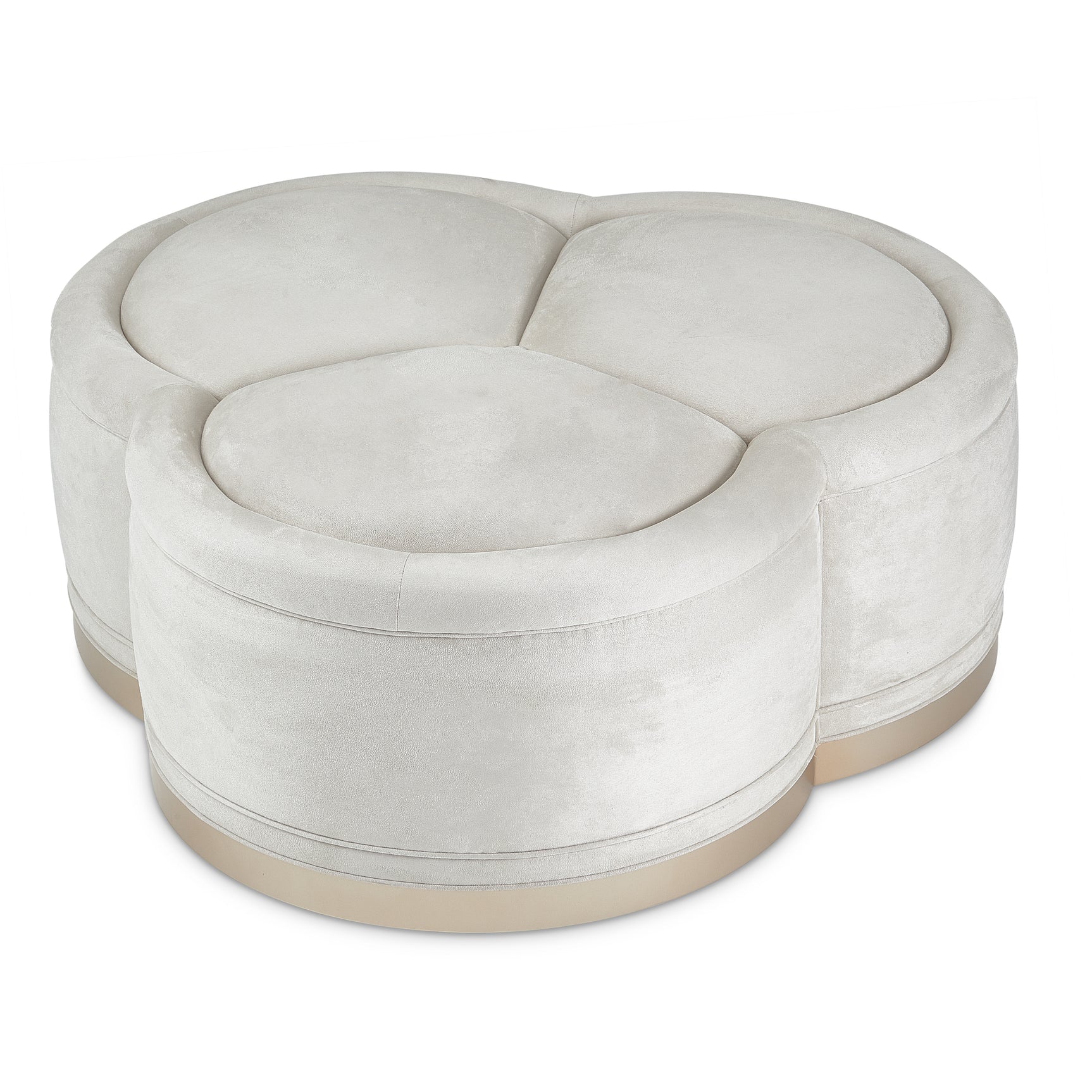 Malibu Crest Chardonnay/Doe Cocktail Ottoman - Ornate Home