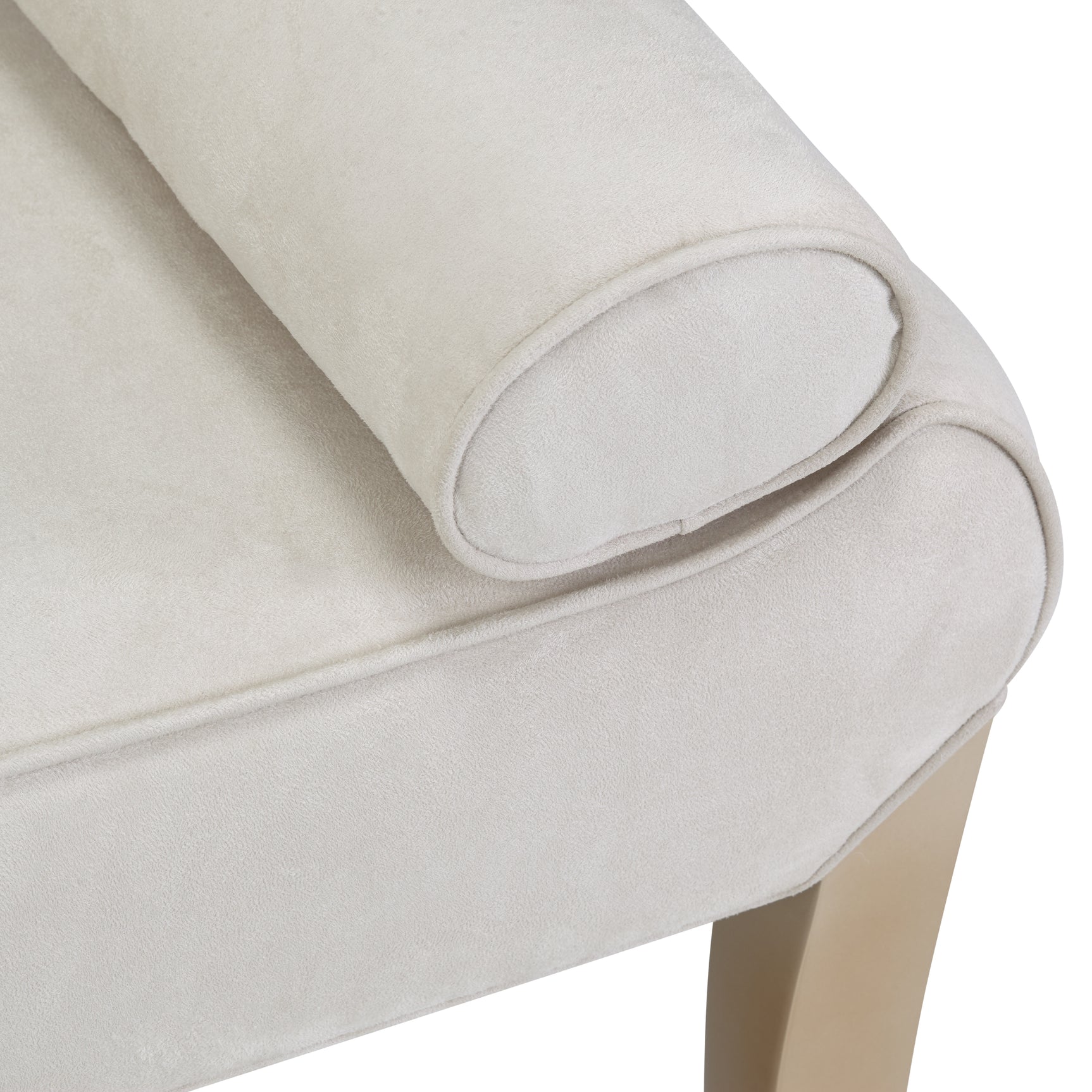 Malibu Crest Chardonnay/Doeskin Bed Bench - Ornate Home