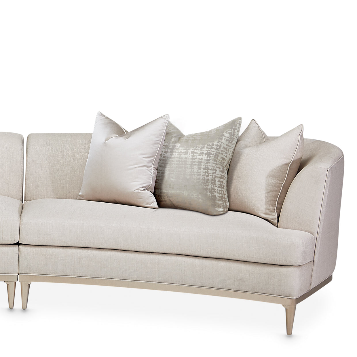 Malibu Crest Chardonnay/Pearl 3-Piece Sofa - Ornate Home