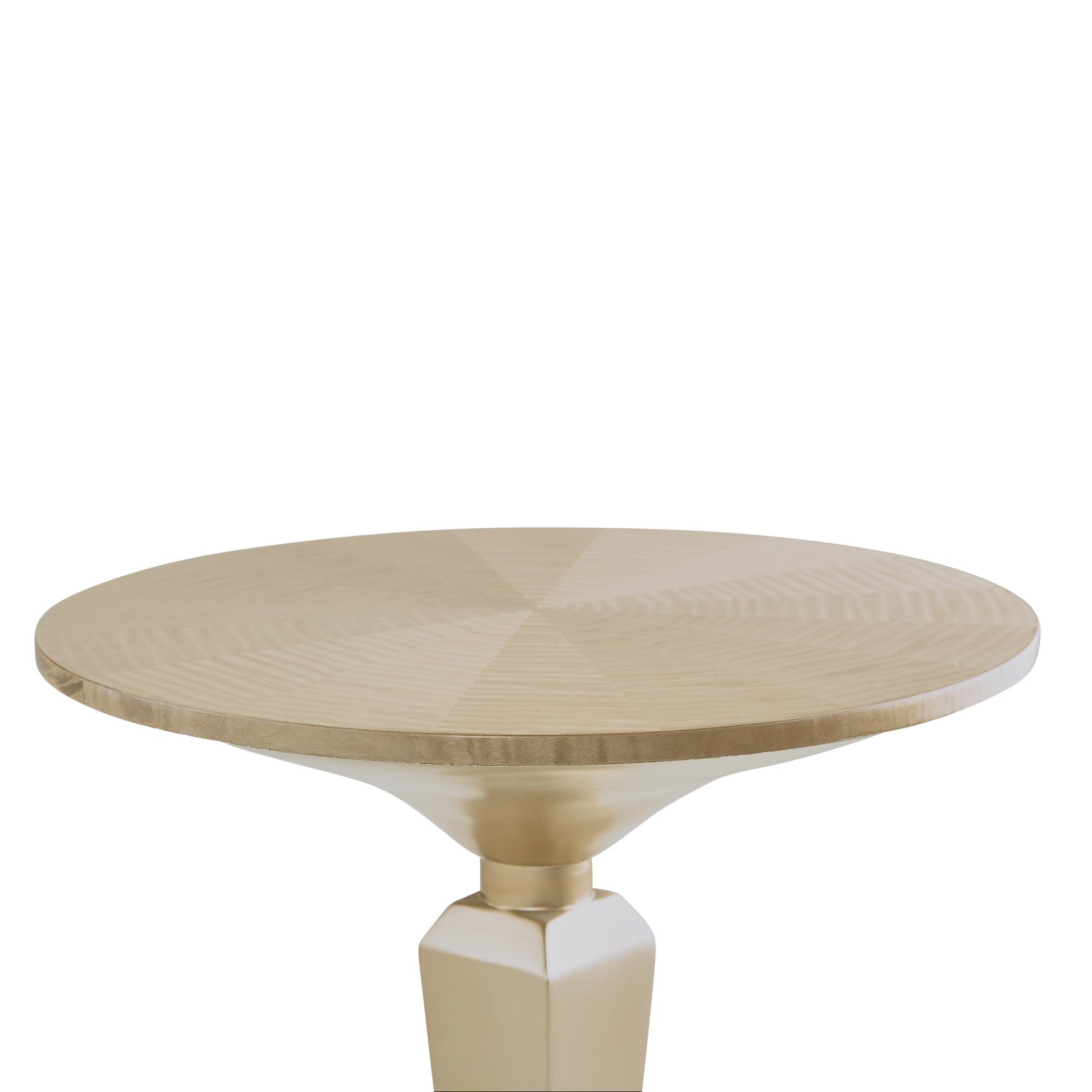 Malibu Crest Chardonnay Round Pedestal Tea Table - Ornate Home