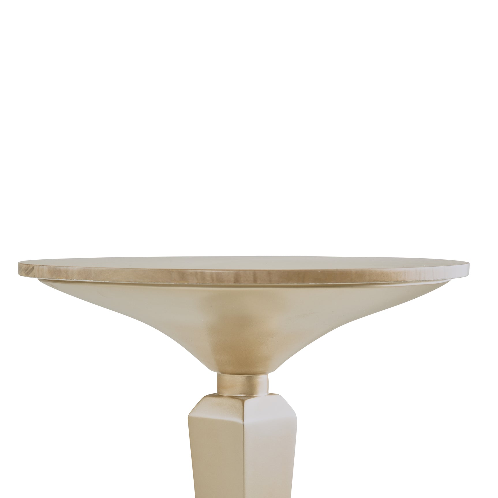 Malibu Crest Chardonnay Round Pedestal Tea Table - Ornate Home