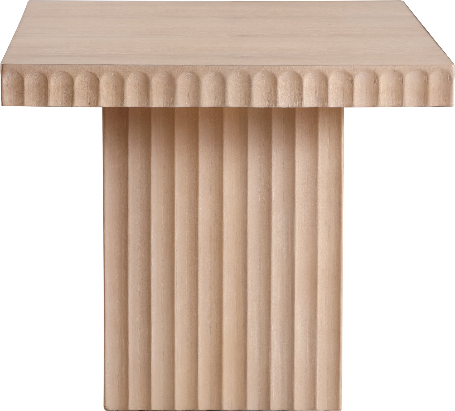 Malibu Natural Wood And Oak Veneer Coffee Table - Ornate Home