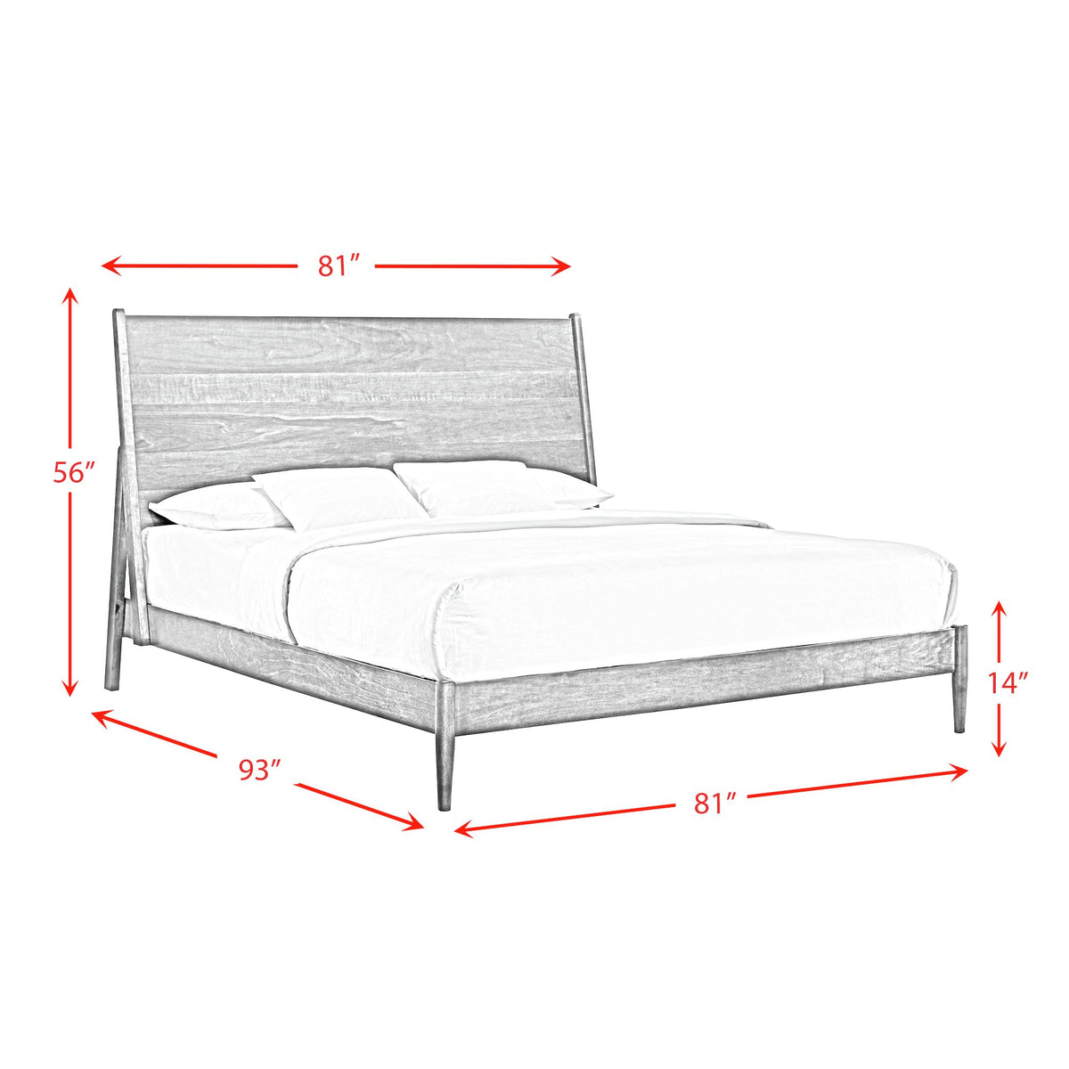 Malibu Walnut 3-Piece King Panel Bedroom Set - Ornate Home