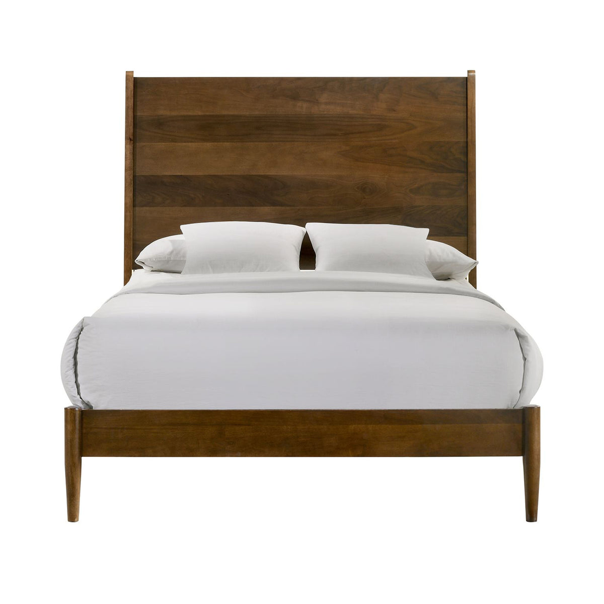 Malibu Walnut Full Panel Bed - Ornate Home