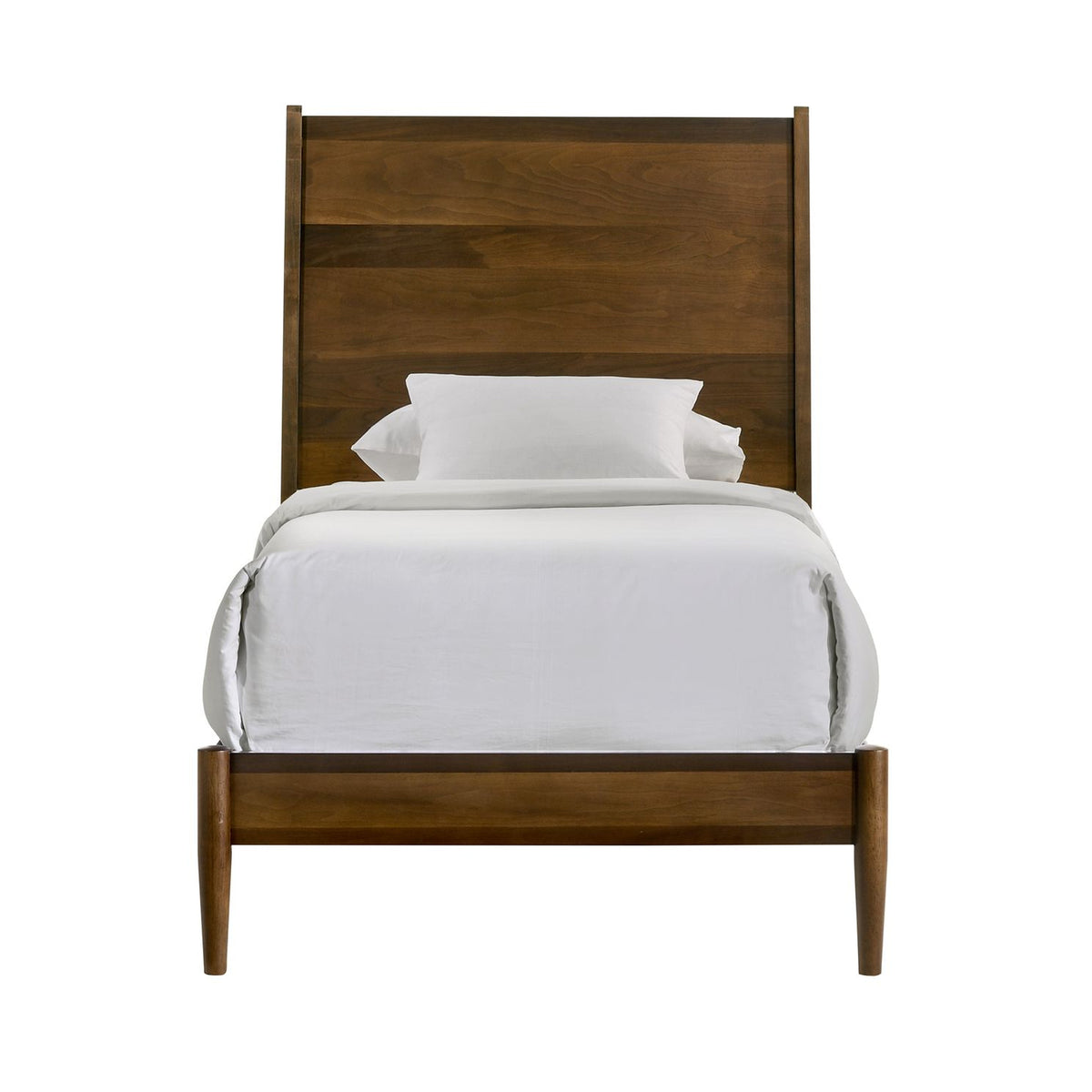 Malibu Walnut Twin Panel Bed - Ornate Home