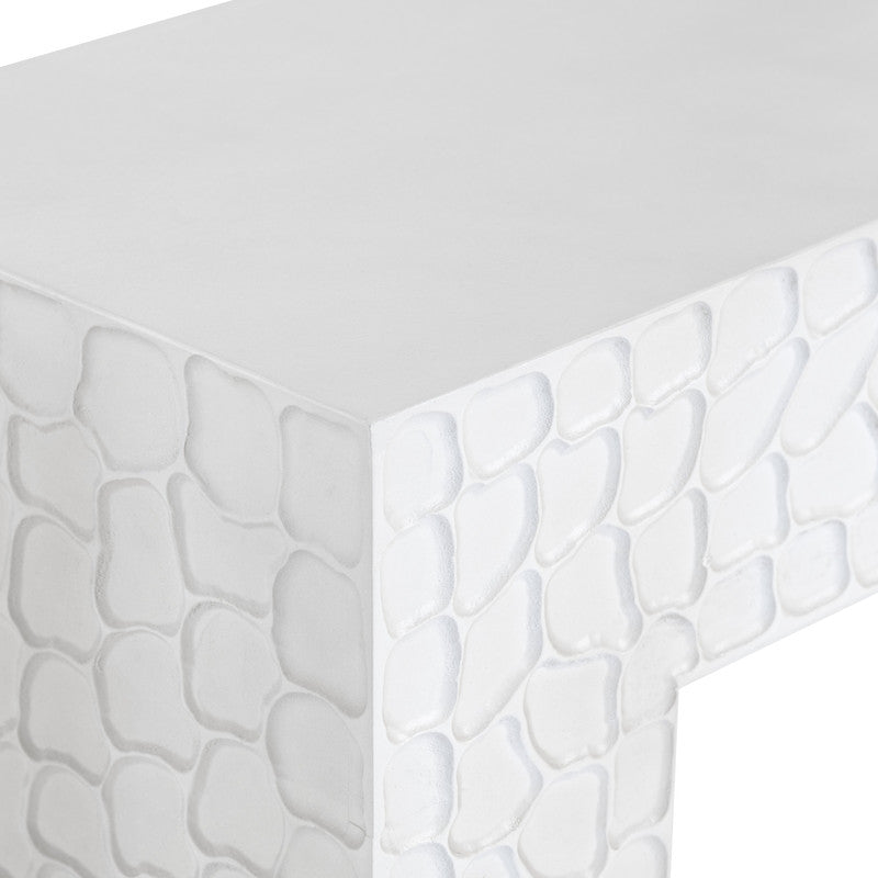 Malibu White Console Table - Ornate Home