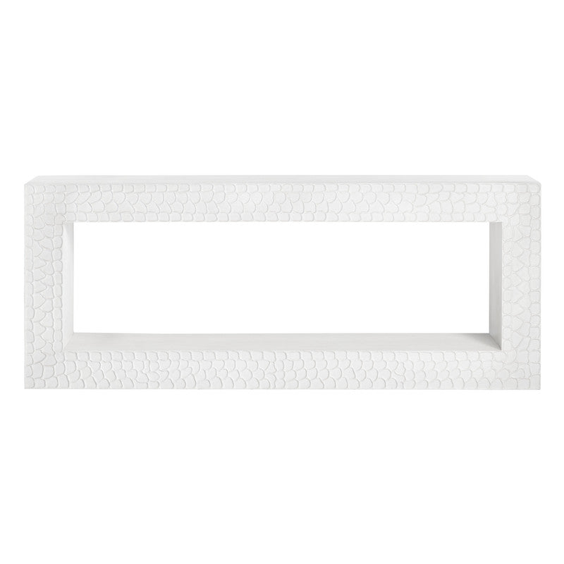 Malibu White Console Table - Ornate Home