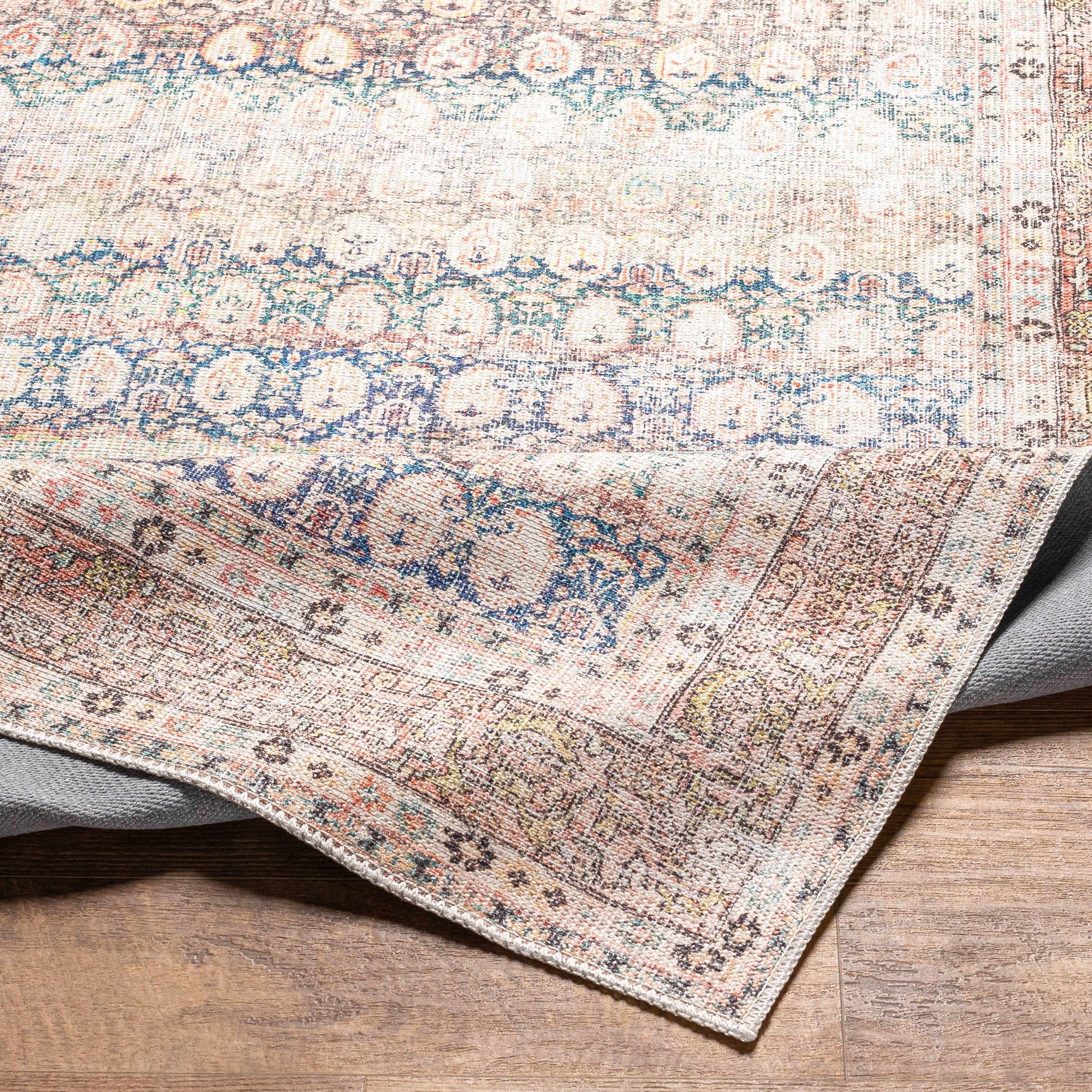 Maligaya Distressed Washable Rug - Clearance - Ornate Home